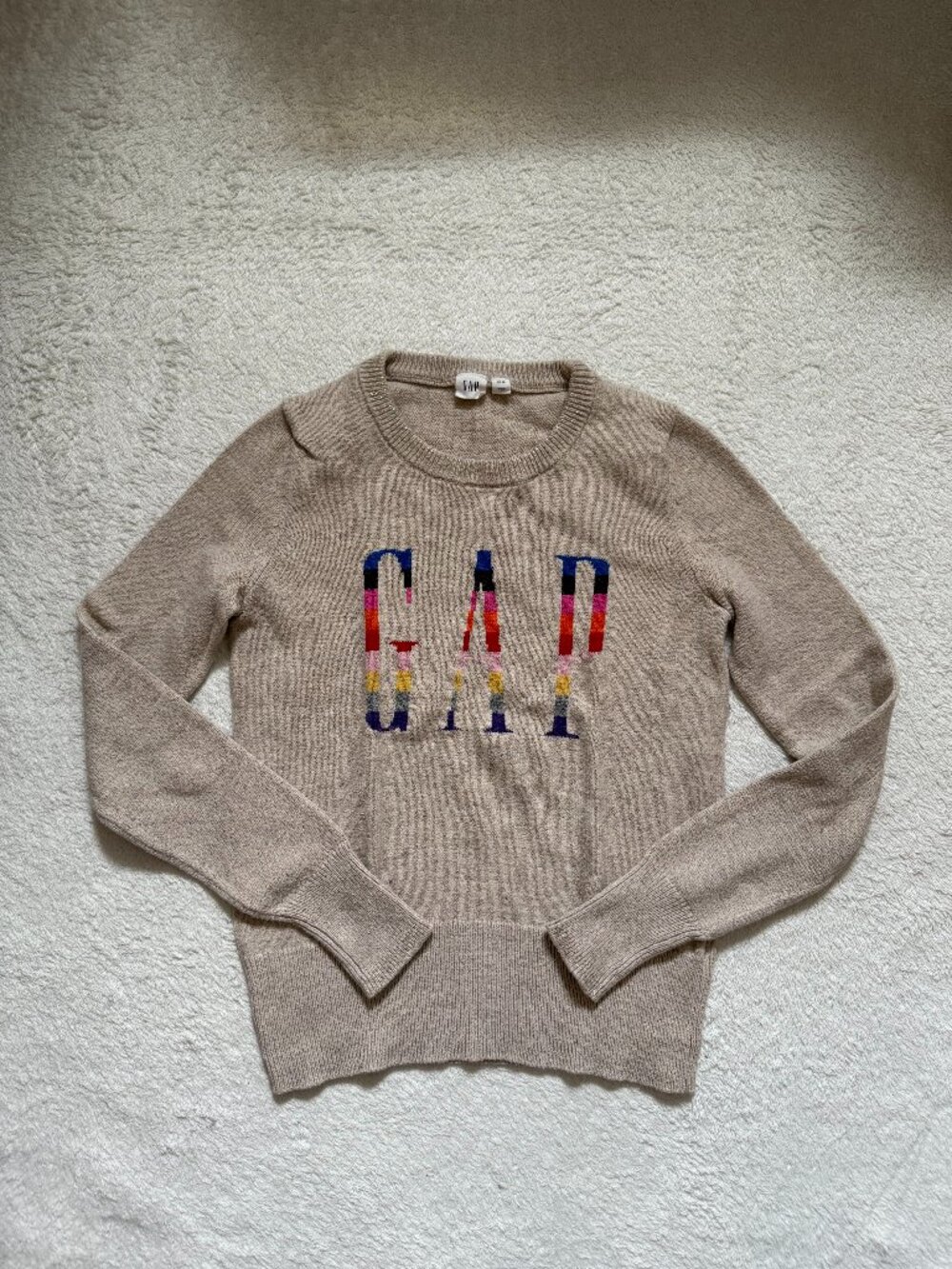 Gap Logo Sweater - Beige
